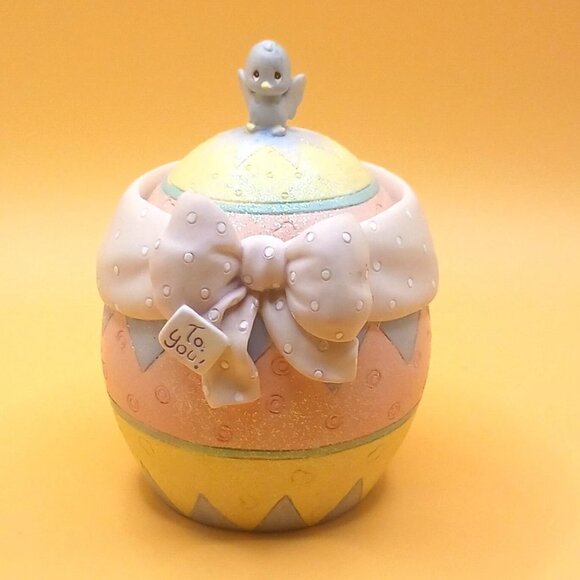 Precious Moments by Enesco Sparkly 3 Piece Egg Figure Gift - Picture 1 of 6